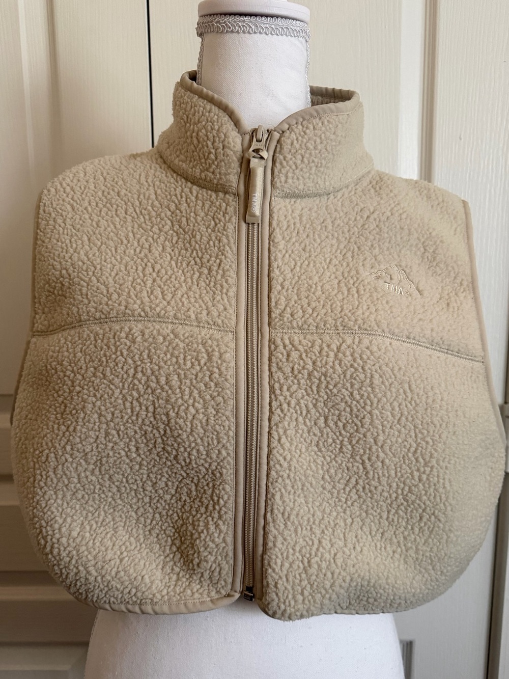 Aritzia TNA Polar Fleece Cropped Vest